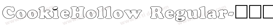 CookieHollow Regular字体转换